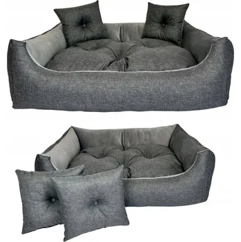 Pelíšek pro psa Šiška pelíšek pro psa šedá 85 cm x 65 cm