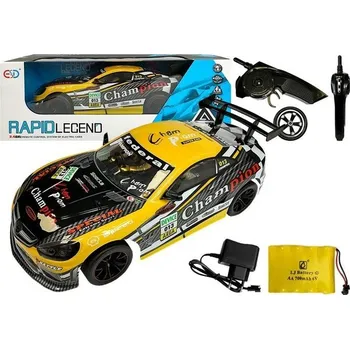 RC model auta Žluté sportovní auto na dálkové ovládání 2.4GHz