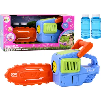 Bublifuk Strojek na mýdlové bubliny Řetězová pila Modrá