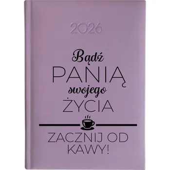 Kalendář Knižní kalendář 2026 A5 FunnyCase fialový