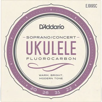 Struna pro kytaru a smyčcový nástroj Struny pro sopránové ukulele D'Addario EJ99SC
