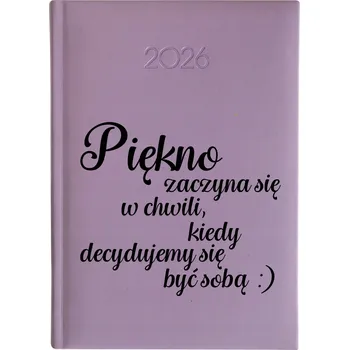 Kalendář Knižní kalendář 2026 A5 FunnyCase fialový