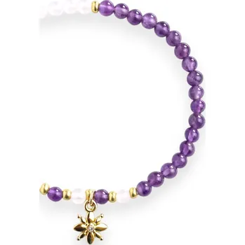 Náramek Mám štěstí LÉČIVÁ AURA Ametyst