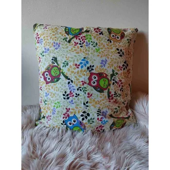 Povlak na dekorativní polštářek Povlak na polštář sovičky