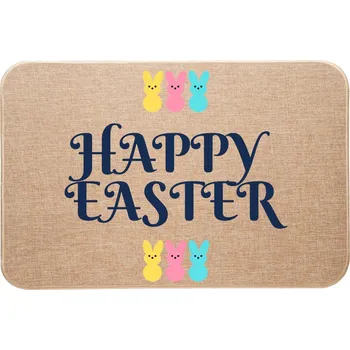 Rohožka Velikonoční lněná rohožka Happy Easter - Veselé Velikonoce