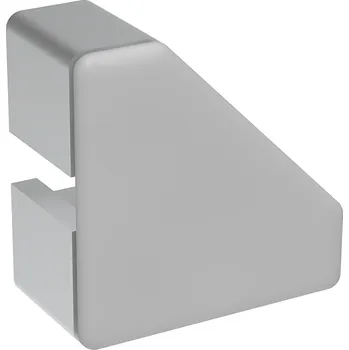 Stavební profil Alusic Záslepka profilu AC 45-8, 45x45, zkosená, šedá