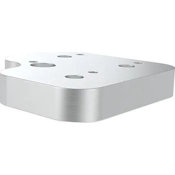 Stavební profil Alusic Rohová příruba pro podstavce a kolečka, AC 45-8, 90x90, M16