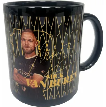 Fotbal JAKO Hrníček s hráčem FCHK - Van Buren vel. 1, černá