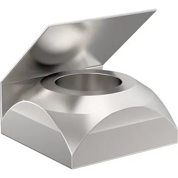 Stavební profil Alusic Matice M8 s pružinou, do drážek AC 40-8, AC 45-8 čtvercová, nerezová ocel