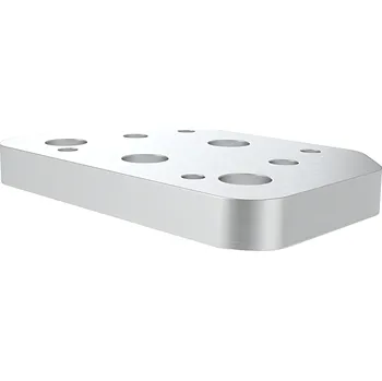 Stavební profil Alusic Středová příruba pro podstavce a kolečka, AC 30-6, 60x90, M8