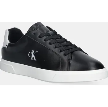 Pánské tenisky Tenisky Calvin Klein LOW PRO CUP LACEUP LTH MOIRE černá barva, HW0HW02845 99X, EUR 36