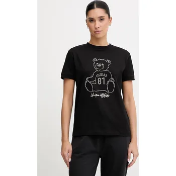 Oblečení a móda Bavlněné tričko Guess V5BI16.K8FQ4 černá 99X, vel. XXS