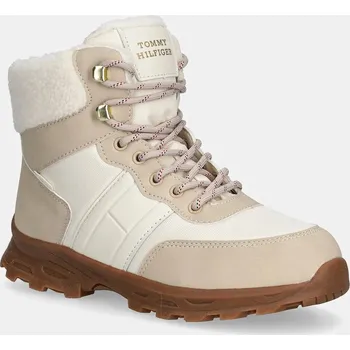 Dívčí obuv Dětské zimní boty Tommy Hilfiger T3A5.34050.35.40 béžová 12X, EUR 35