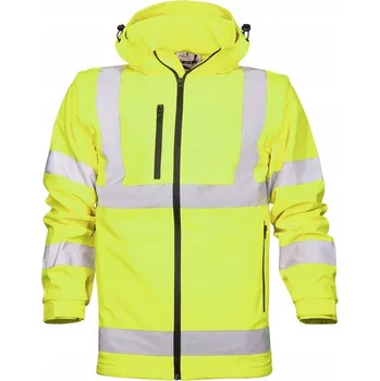 Pracovní obuv Softshellová bunda REF501 HI-VIZ - žlutá - XL
