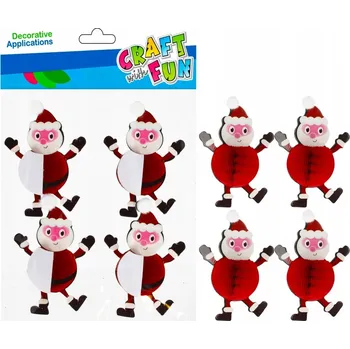 Vánoční dekorace Ozdoba Bn Samolepky Mikuláš Harm 4ks Cf 12/144 Craft with Fun kniha