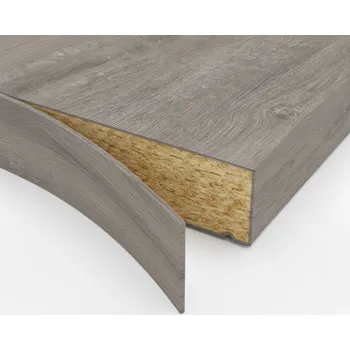 Kuchyňská pracovní deska Egger ABS hrana pro pracovní desku Dub Whiteriver Grey Brown / H1313 0,8 mm 43 mm