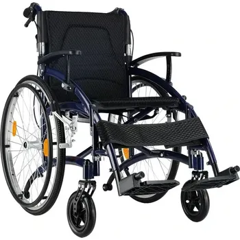 Invalidní vozík Timago lehký invalidní vozík EXCLUSIVE-TIM LIGHT, šířka 46cm, modrý, pevná kola