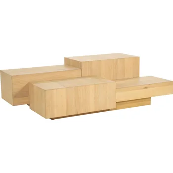 Konferenční stolek Eleonora Dubový konferenční stolek Quinten 140 x 75 cm