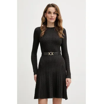 Dámské oblečení Šaty Guess HANA W5BK68.Z2YJ2 hnědá 89X, vel. XS
