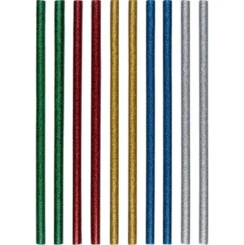 Tavná pistole PARKSIDE Tavné tyčinky do tavné pistole ⌀11mm 10 ks GLITROVÉ 28cm (15/C-107)