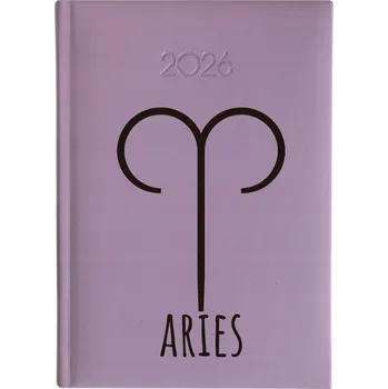 Kalendář Knižní kalendář 2026 A5 FunnyCase fialový