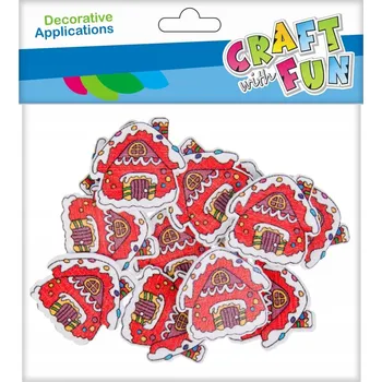 Vánoční dekorace DEKORATIVNÍ SADA K VLASTNÍMU SESTAVENÍ DŘEVĚNÝ VÁNOČNÍ DOMEČEK