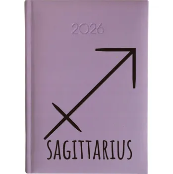 Kalendář Knižní kalendář 2026 A5 FunnyCase fialový