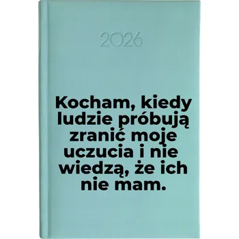 Kalendář Knižkový kalendář 2026 A5 FunnyCase modrý