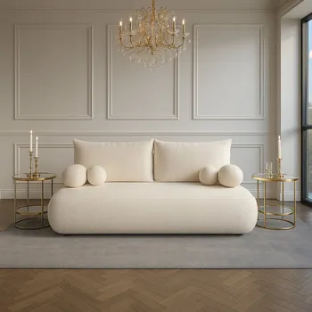 Pohovka Dvoumístná pohovka Rafaello s funkcí spaní a úložným prostorem na povlečení