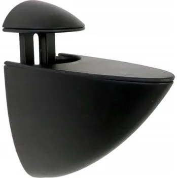 police Nastavitelná podpěra police Černá 100x45mm Pro police o tloušťce do 40mm