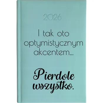 Kalendář Knižkový kalendář 2026 A5 FunnyCase modrý