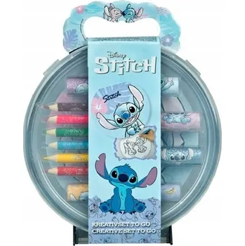Výtvarná sada Undercover Lilo a Stitch kreativní sada v kufříku omalovánky samolepky pastelky 14 Lilo a Stitch