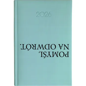 Kalendář Knižkový kalendář 2026 A5 FunnyCase modrý