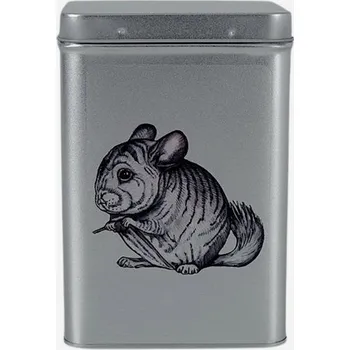 Dóza na potraviny Plechová dóza s obrázkem činčily