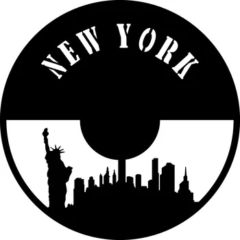 Keramické podložky pod hrnek x4 s potiskem New York