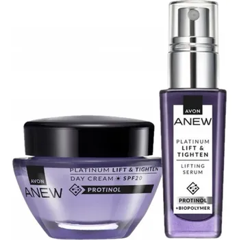 Pleťový krém Avon Anew Platinum Sada [Sérum + Denní krém]