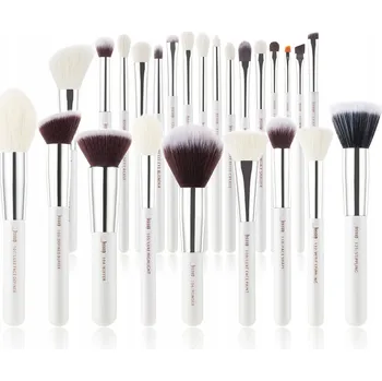 Kosmetický štětec Sada štětců syntetických bílých štětců na make-up Jessup T235