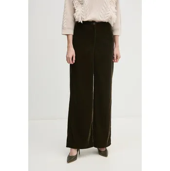 Dámské kalhoty Velurové kalhoty MAX&Co. 2426136104200 zelená 87X, vel. 36