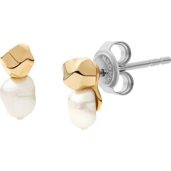 Náušnice Skagen Půvabné náušnice pecky s pravou perlou Agnethe SKJ1881710 + 2 měsíce na vrácení zboží