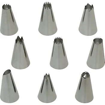Cukrářské špičky na dorty, pečivo, pečivo 9 ks