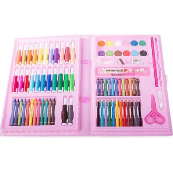 Výtvarná sada Umělecká sada na malování v kufříku 86 ks