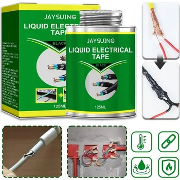 Tmel TEKUTÁ IZOLAČNÍ PÁSKA, VODOTĚSNÁ, 125 ML, NEHOŘLAVÉ LEPIDLO NA KABELY