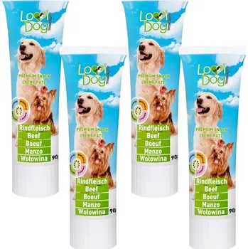 Pamlsek pro psa LOVIDOG Pasta s hovězím – pamlsek pro psa – 4x90g