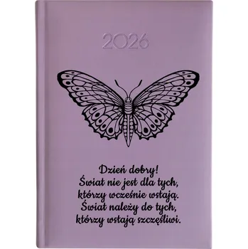 Kalendář Knižní kalendář 2026 A5 FunnyCase fialový