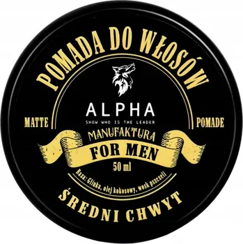 Stylingový přípravek Matná pomáda na vlasy pro střední fixaci 50 ml Alpha Barberia