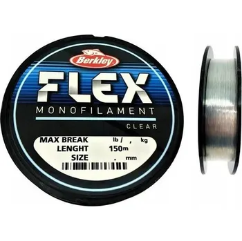Berkley Vlasec Flex Mono 15lb 0.30mm 150m Průhledný (Čirý)