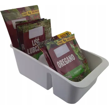 Úložný box ORGANIZÉR NA KOŘENÍ BÍLÝ KRABIČKA KRZYŚ