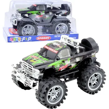 autíčko Terénní auto King se zadním pohonem zeleno-černé 27cm
