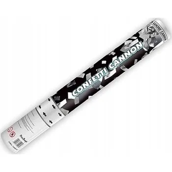 Konfeta Stříbrné konfety trubičky svatba svatební hostina VELKOOBCHOD 72 ks