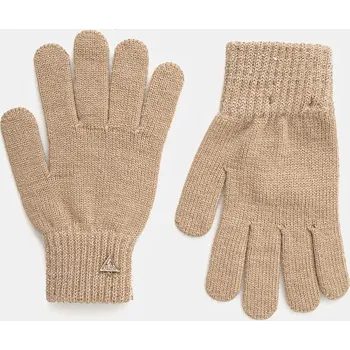 Rukavice Rukavice z vlněné směsi Guess AW5238.WOL02 béžová 80X, vel. L